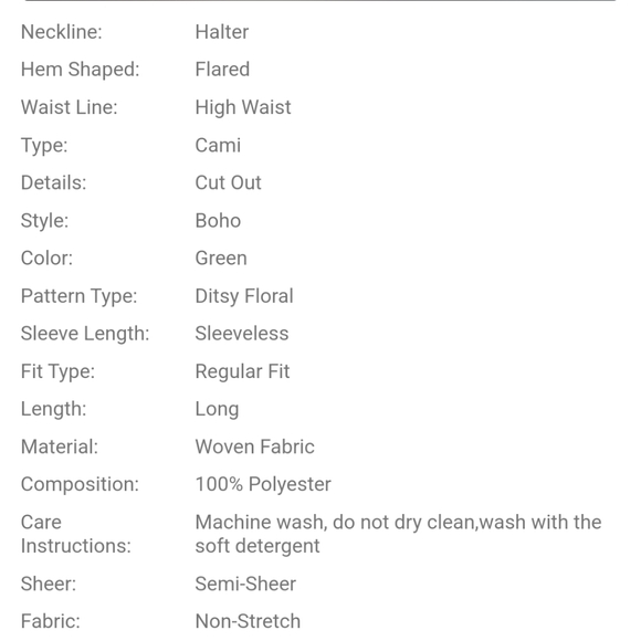 Cut Out Waist Halter Dress - Picture 8 of 8